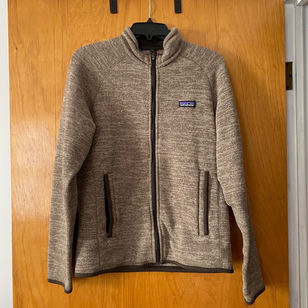 Patagonia Men's Better Sweater Fleece Jacket Heather Brown Size Small